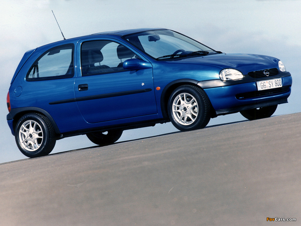 Opel Corsa 3-door (B) 1997–2000 wallpapers (1024 x 768)