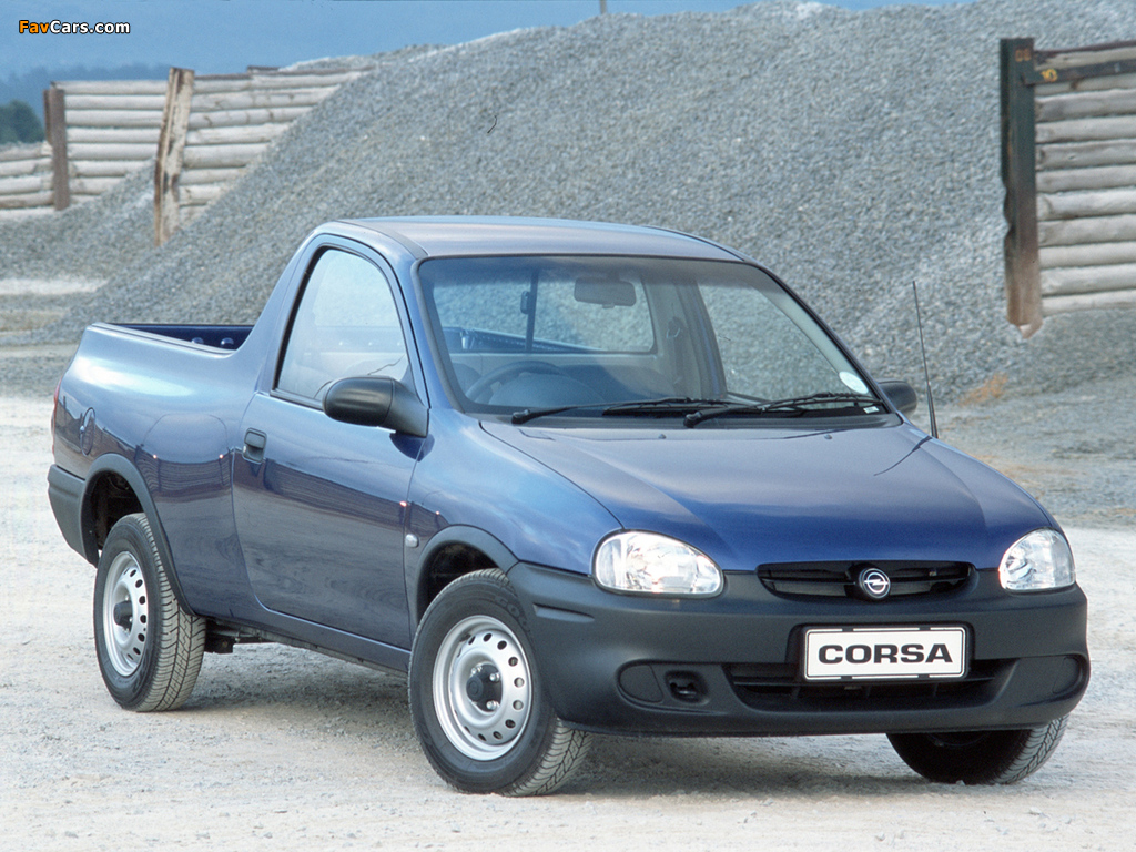 Opel Corsa Utility (B) 1998–2002 images (1024 x 768)