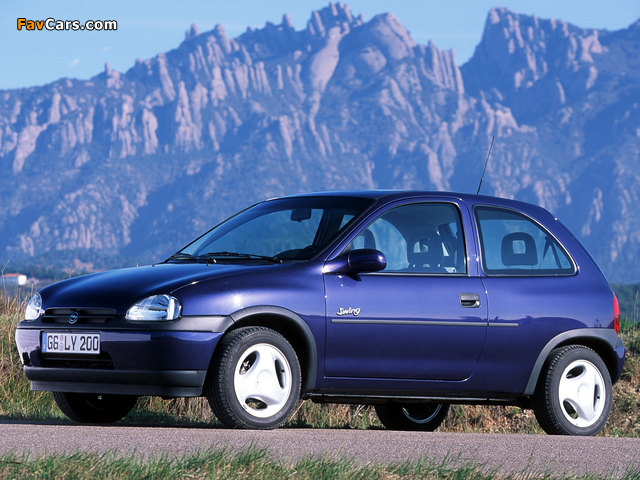 Opel Corsa Swing 3-door (B) 1998–2000 wallpapers (640 x 480)