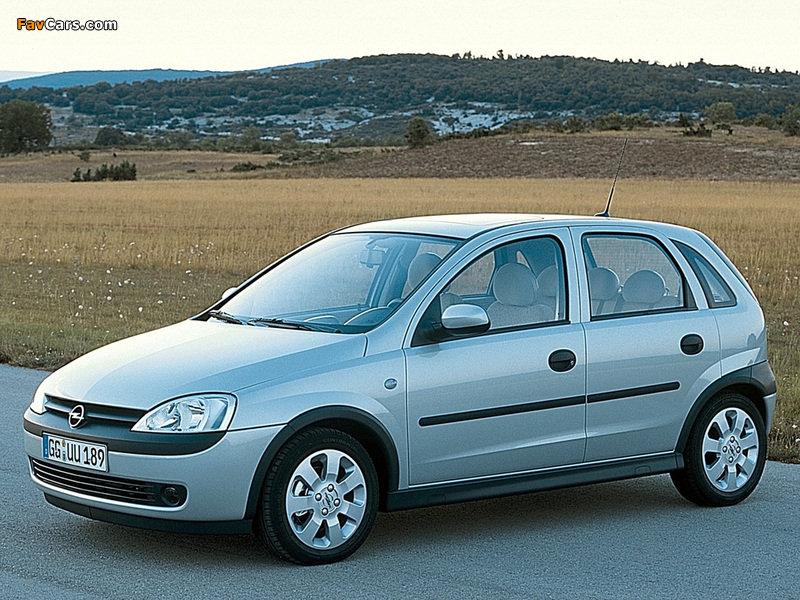 Opel Corsa 5-door (C) 2000–03 images (800 x 600)