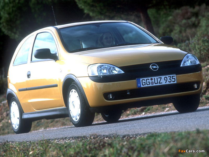 Opel Corsa 3-door (C) 2000–03 images (800 x 600)