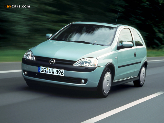 Opel Corsa 3-door (C) 2000–03 images (640 x 480)