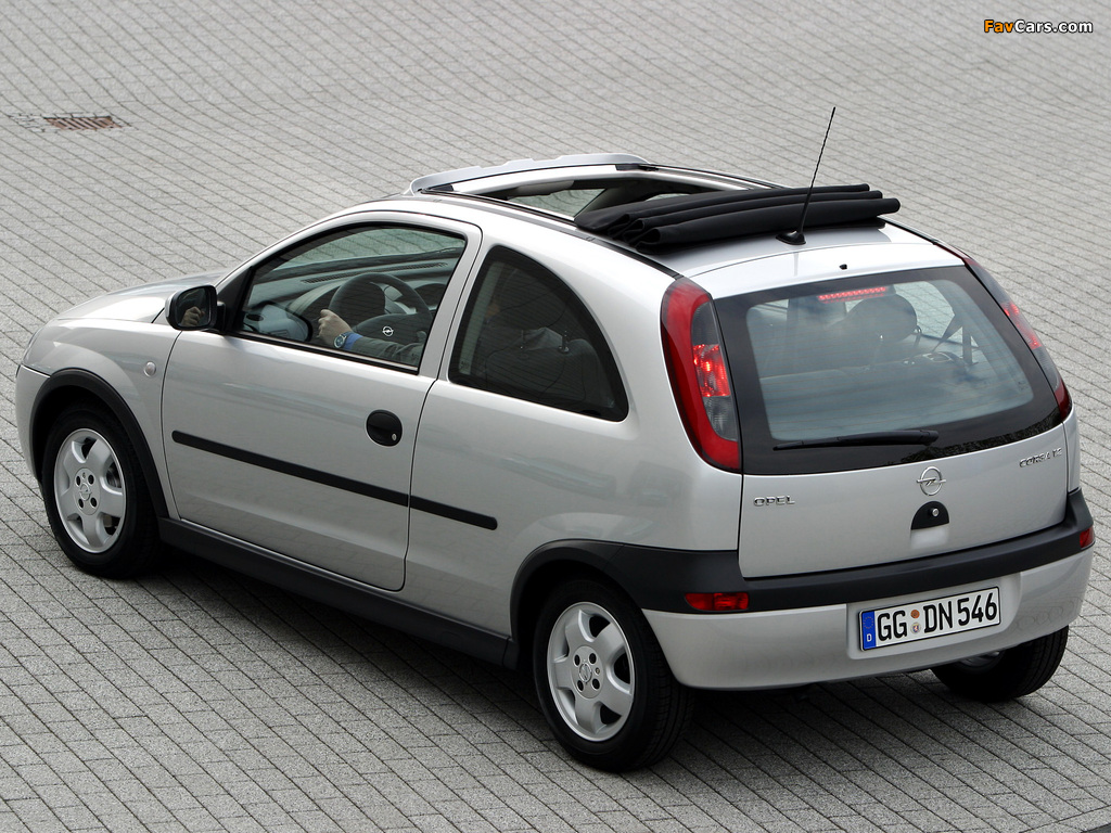 Opel Corsa Canvas Top (C) 2000–03 images (1024 x 768)