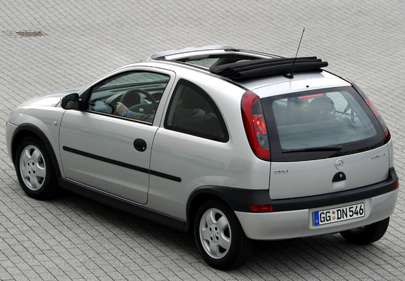 Opel Corsa Canvas Top (C) 2000–03 images