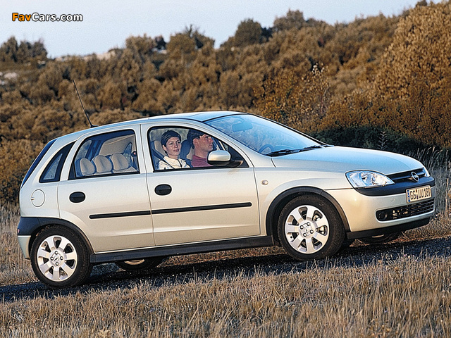 Opel Corsa 5-door (C) 2000–03 photos (640 x 480)