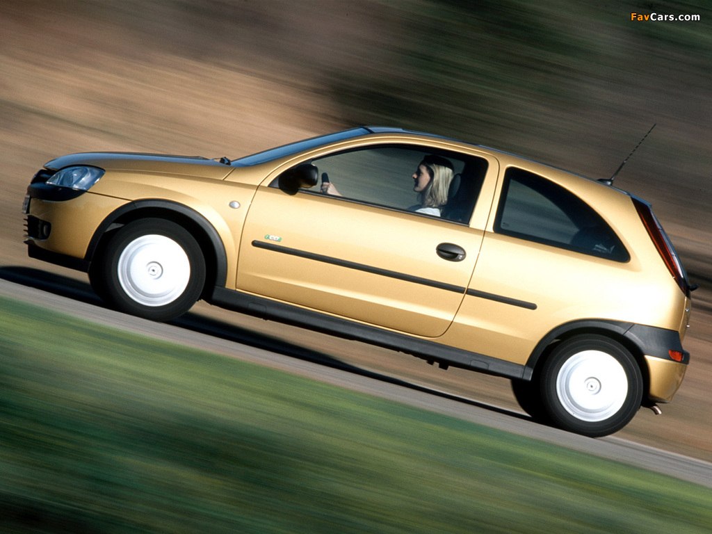 Opel Corsa 3-door (C) 2000–03 photos (1024 x 768)