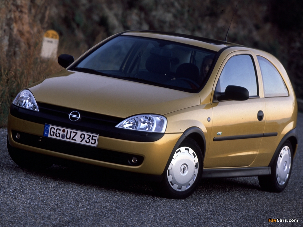 Opel Corsa 3-door (C) 2000–03 photos (1024 x 768)