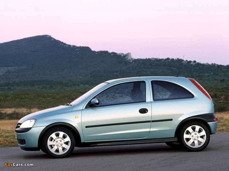 Opel Corsa 3-door (C) 2000–03 photos (800 x 600)