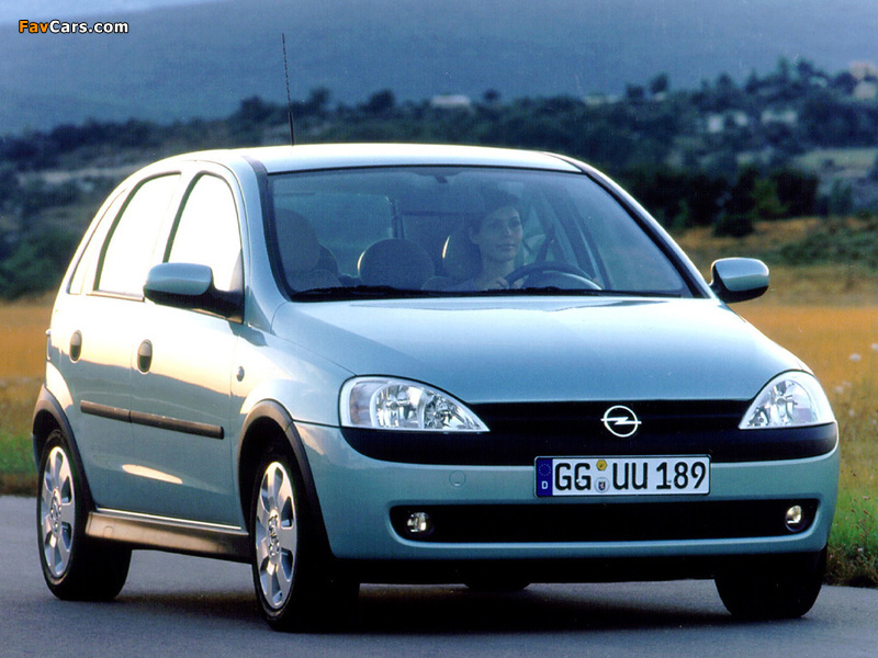 Opel Corsa 5-door (C) 2000–03 pictures (800 x 600)