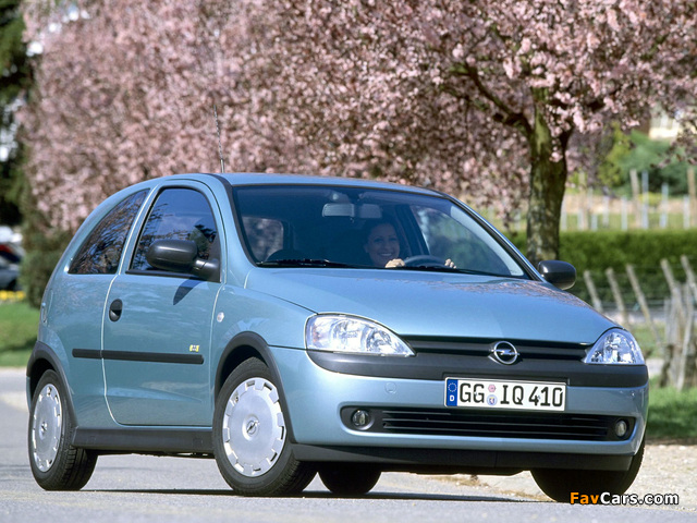 Opel Corsa 3-door (C) 2000–03 pictures (640 x 480)