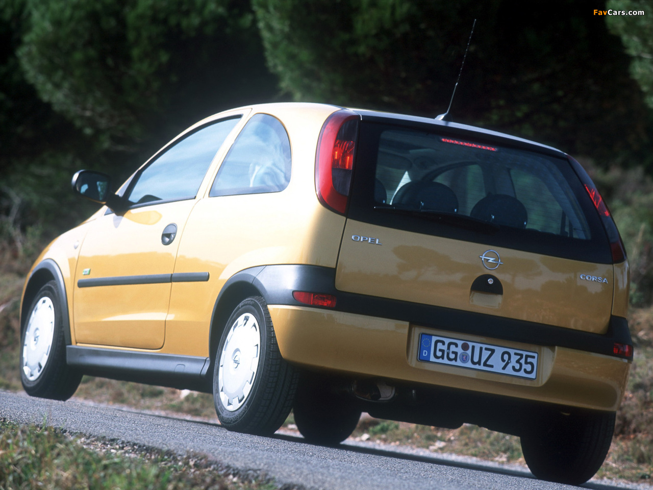 Opel Corsa 3-door (C) 2000–03 wallpapers (1280 x 960)