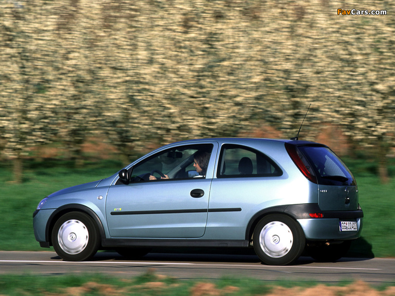 Opel Corsa 3-door (C) 2000–03 wallpapers (800 x 600)