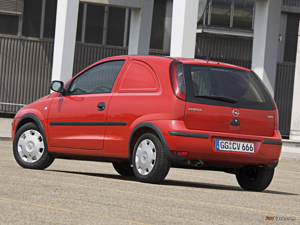 Opel Corsavan () 2003–07 images (1024 x 768)