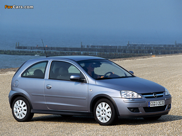Opel Corsa 3-door (C) 2003–06 photos (640 x 480)
