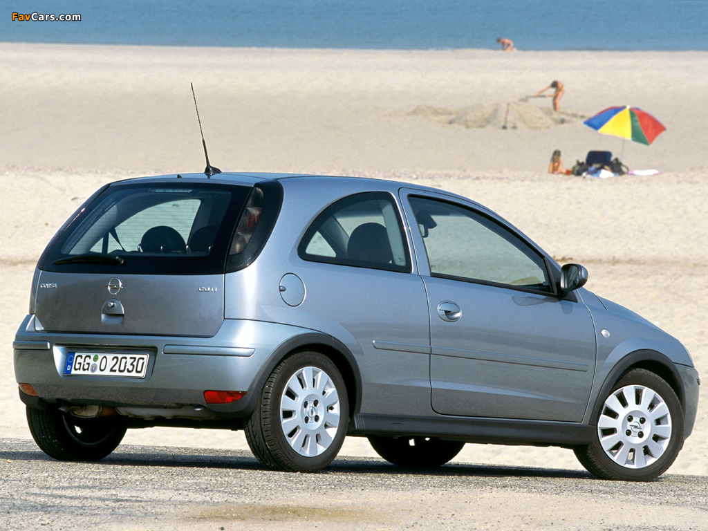 Opel Corsa 3-door (C) 2003–06 photos (1024 x 768)