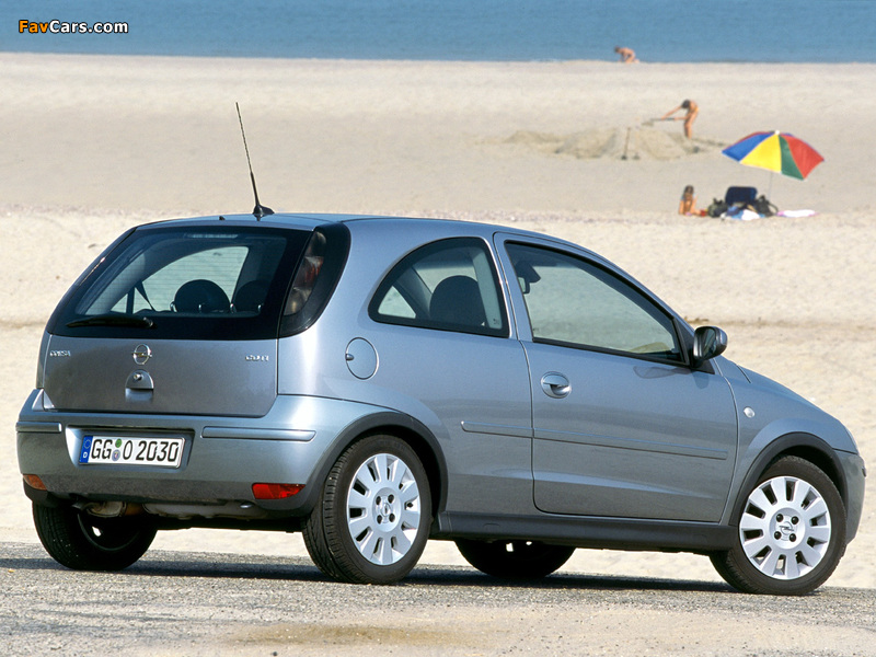 Opel Corsa 3-door (C) 2003–06 photos (800 x 600)