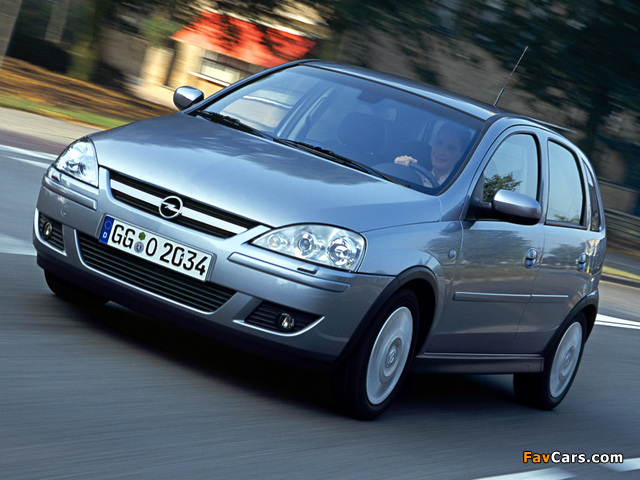 Opel Corsa 5-door (C) 2003–06 pictures (640 x 480)