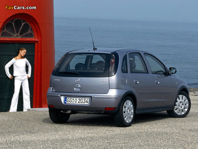 Opel Corsa 5-door (C) 2003–06 pictures (640 x 480)