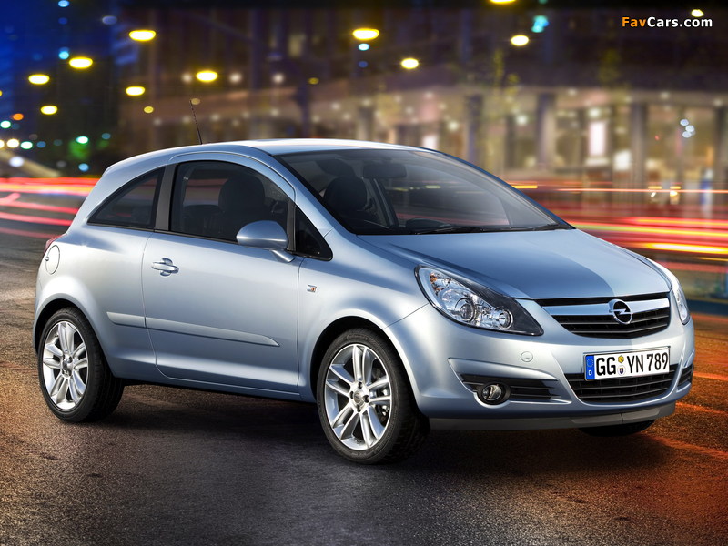 Opel Corsa 3-door (D) 2006–09 photos (800 x 600)