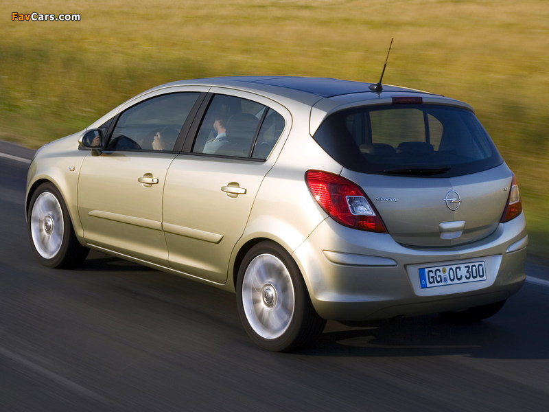 Opel Corsa 5-door (D) 2006–09 pictures (800 x 600)