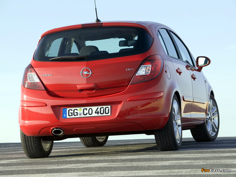 Opel Corsa 5-door (D) 2006–09 pictures (800 x 600)