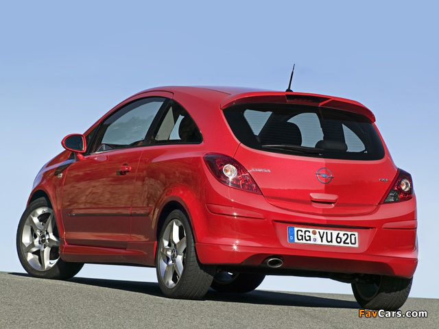 Opel Corsa GSi (D) 2008–10 photos (640 x 480)