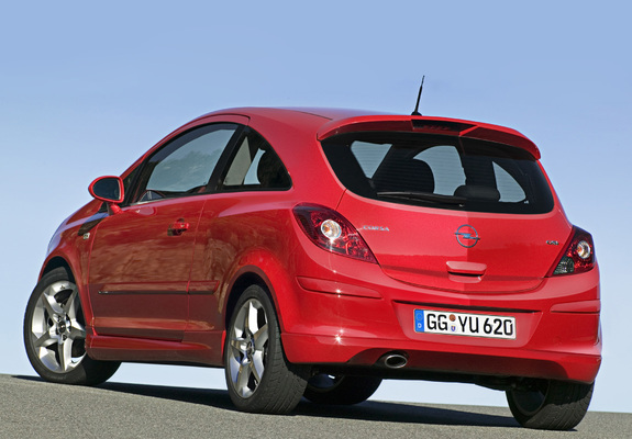 Opel Corsa GSi (D) 2008–10 photos