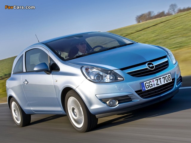 Opel Corsa 3-door ecoFLEX (D) 2009–10 images (640 x 480)
