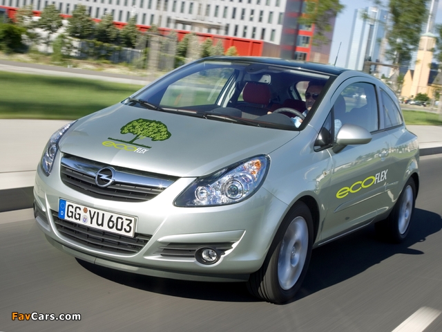 Opel Corsa 3-door ecoFLEX (D) 2009–10 photos (640 x 480)