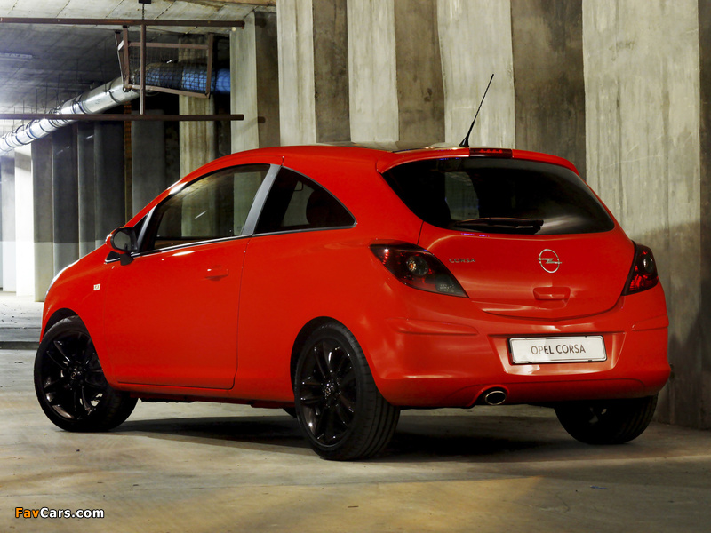 Opel Corsa Color Edition 3-door ZA-spec (D) 2010–11 photos (800 x 600)