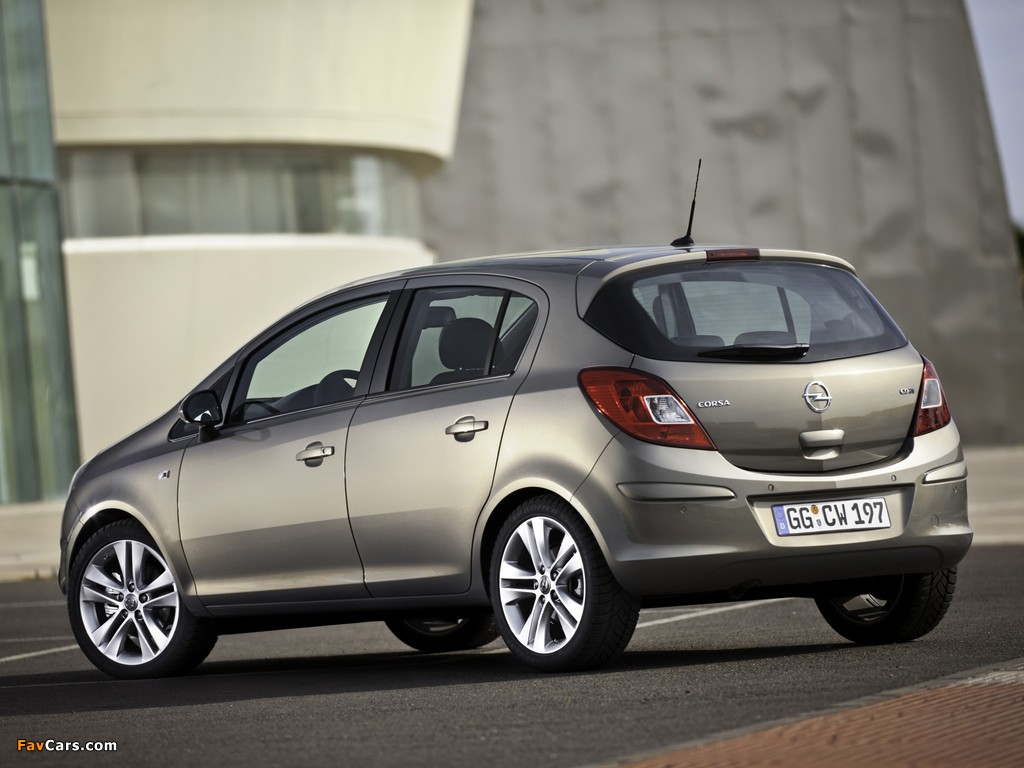Opel Corsa 5-door (D) 2010 pictures (1024 x 768)