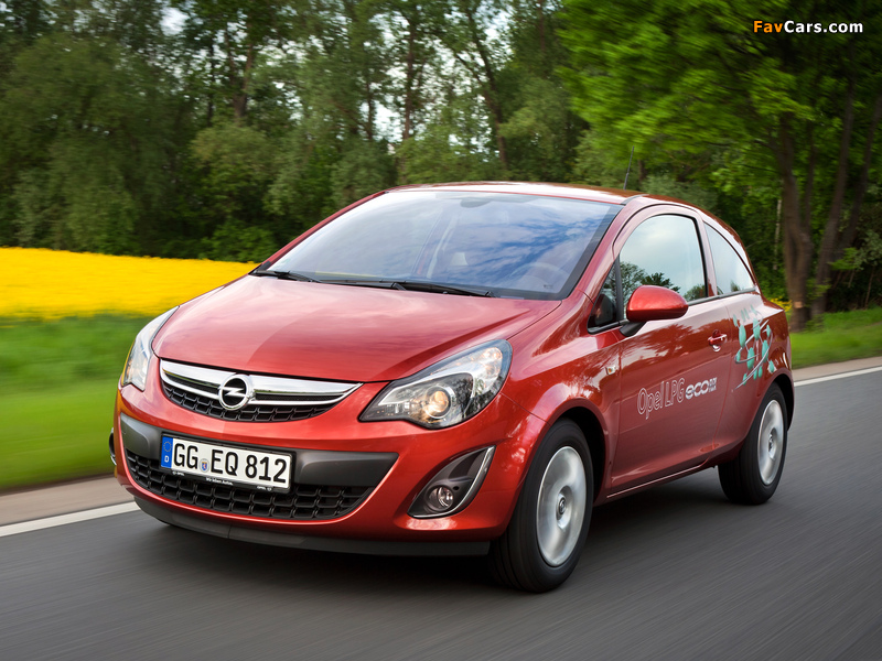 Opel Corsa 3-door ecoFLEX (D) 2010 wallpapers (800 x 600)