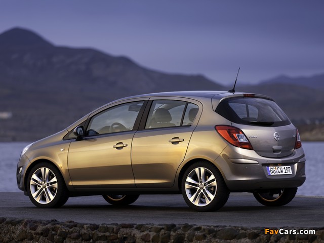 Opel Corsa 5-door (D) 2010 wallpapers (640 x 480)