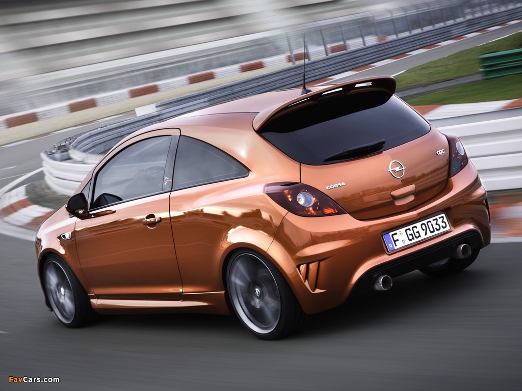 Opel Corsa OPC Nürburgring Edition (D) 2011 wallpapers (1024 x 768)