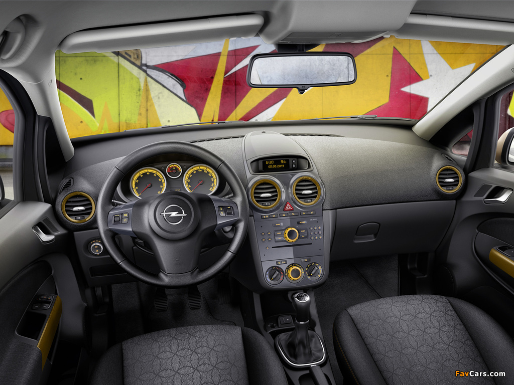 Opel Corsa Kaleidoscope Edition 5-door (D) 2012 wallpapers (1024 x 768)