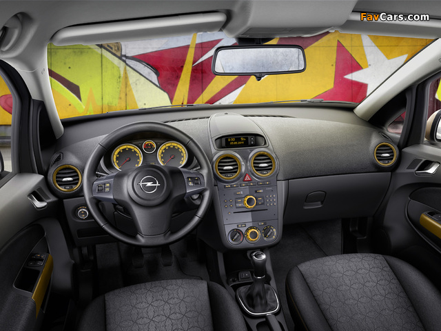 Opel Corsa Kaleidoscope Edition 5-door (D) 2012 wallpapers (640 x 480)