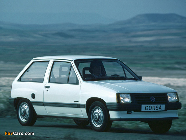 Photos of Opel Corsa 3-door (A) 1982–90 (640 x 480)