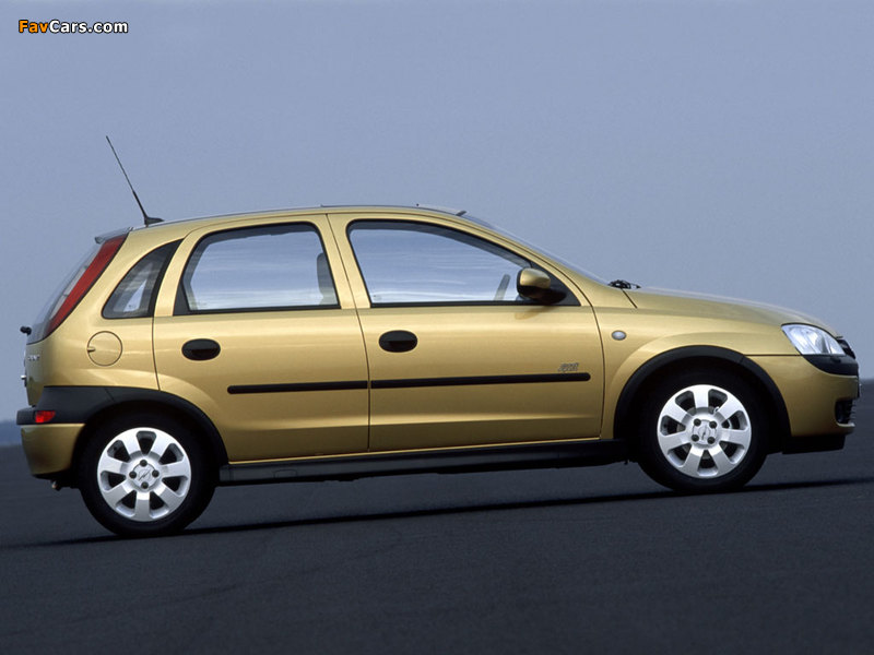 Photos of Opel Corsa 5-door (C) 2000–03 (800 x 600)