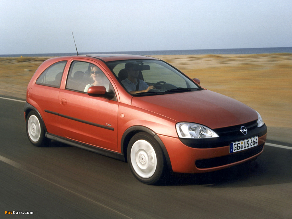 Photos of Opel Corsa GSi (C) 2000–06 (1024 x 768)