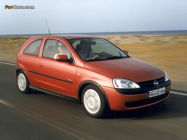 Photos of Opel Corsa GSi (C) 2000–06 (640 x 480)