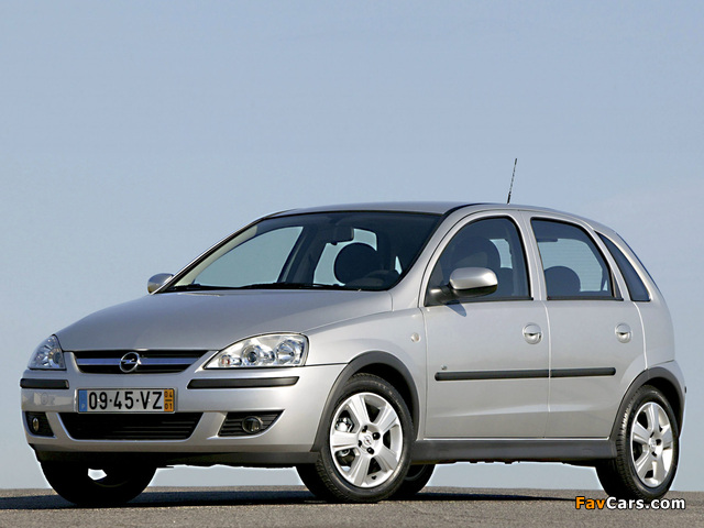 Photos of Opel Corsa 5-door (C) 2003–06 (640 x 480)