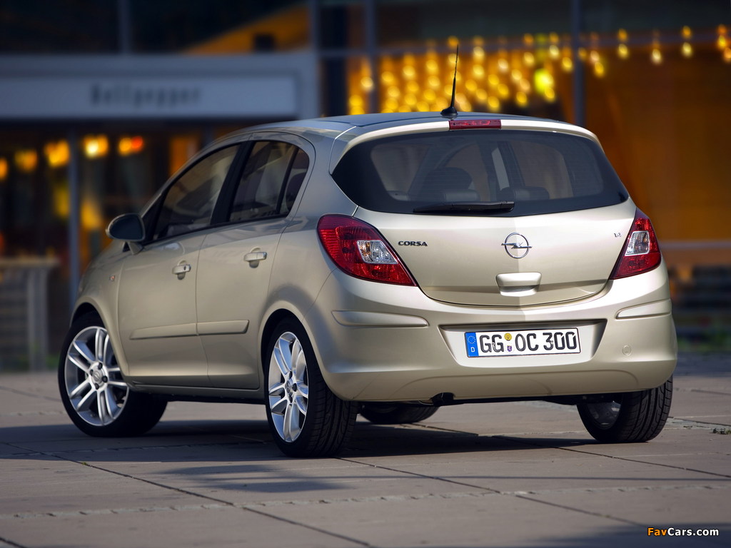 Photos of Opel Corsa 5-door (D) 2006–09 (1024 x 768)