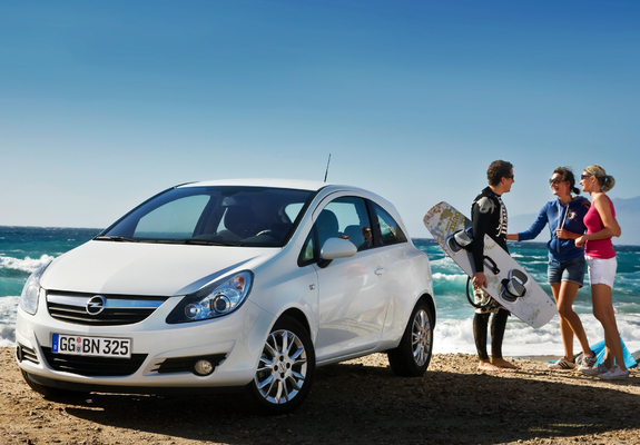 Photos of Opel Corsa 3-door (D) 2009–10