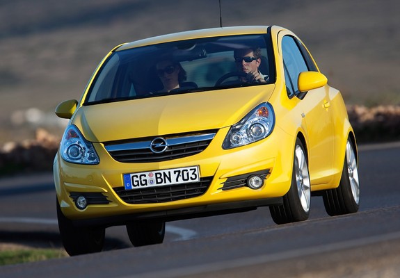 Photos of Opel Corsa 3-door (D) 2009–10