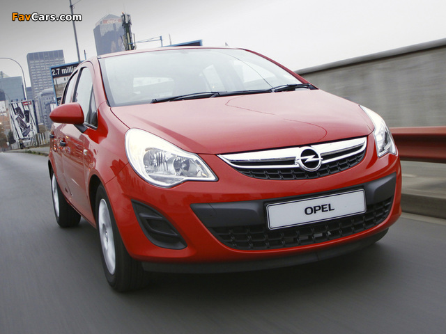 Photos of Opel Corsa 5-door ZA-spec (D) 2011 (640 x 480)