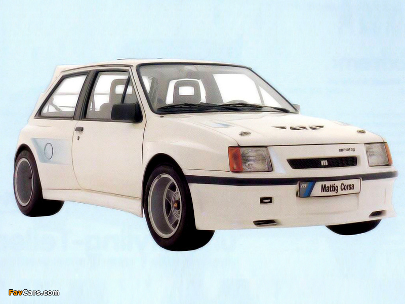Pictures of Mattig Opel Corsa (A) 1982–90 (800 x 600)