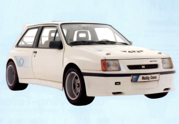 Pictures of Mattig Opel Corsa (A) 1982–90
