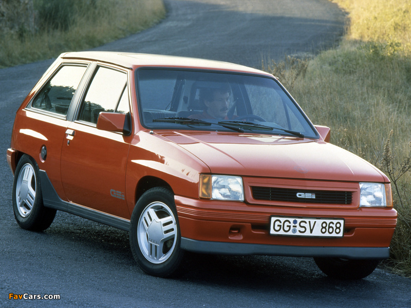 Pictures of Opel Corsa GSi (A) 1988–90 (800 x 600)