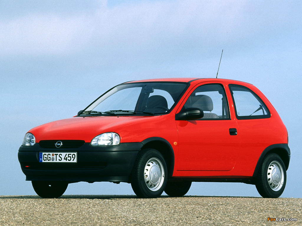 Pictures of Opel Corsa 3-door (B) 1993–97 (1024 x 768)