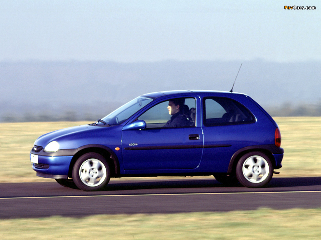 Pictures of Opel Corsa 3-door (B) 1997–2000 (1024 x 768)
